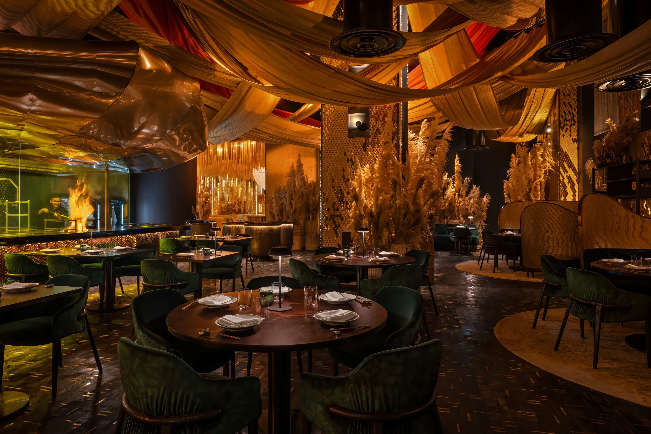 Strawfire Dining Area